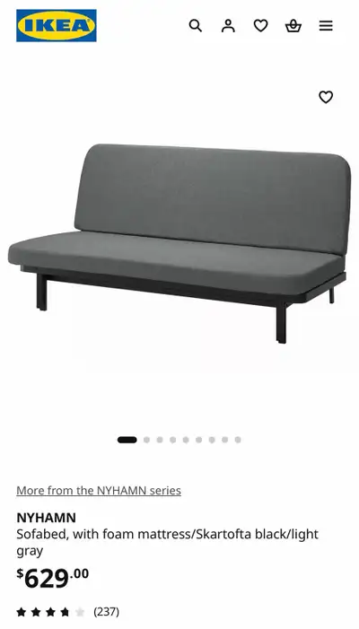 Brand New IKEA Sofabed, View more