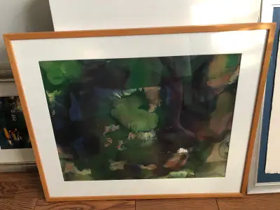 Original watercolour painting by William Ronald, (1926-1998) an important Canadian artist and founde...