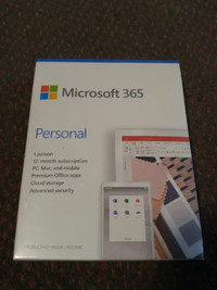 Microsoft 365 Personal - Premium Office apps - 12-Month - $35.00