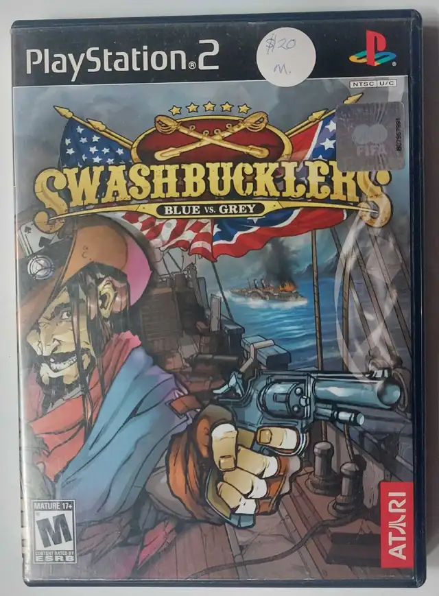 Playstation  2  Video Games SwashBucklers Blue and Grey in Older Generation in Mississauga / Peel Region - Image 2