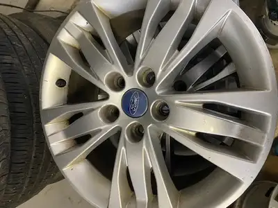 Four Ford Focus 16 " Rims with pressure sensors. See photos for further information. Good condition.