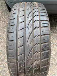 1 x single 235/55/19 Continental cross contact UHP wit 70% tread