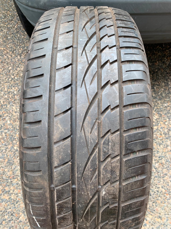1 x single 235/55/19 Continental cross contact UHP wit 70% tread in Tires & Rims in Delta/Surrey/Langley