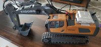 RC Excavator Toy 11 Channel Remote Control Construction Vehicle
