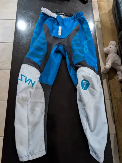 Fox Motocross pants answer racing motocross pants and Seven brand. Each pair 20 bucks would do the a...