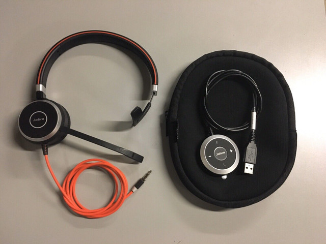 New Jabra Evolve 40 Mono Wired Headset in Speakers, Headsets & Mics in Kawartha Lakes