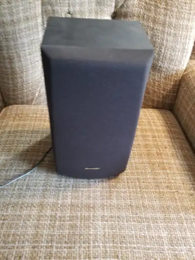 PAIR OF SHARP SPEAKERS (NO SUB $15 OBO), View more