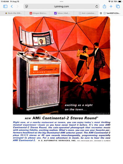 I am looking for some parts for a Ami continental..if you have a whole or part machine that is not i...