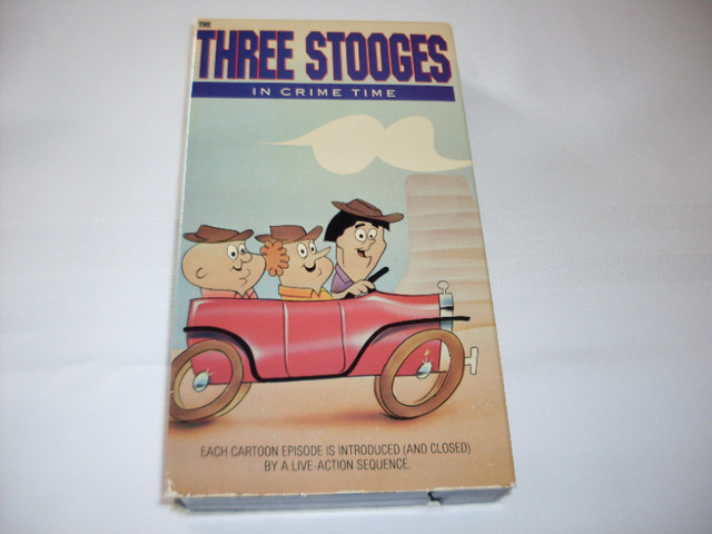 Three Stooges cassettes (3) VHS dans CD, DVD et Blu-ray  à Longueuil/Rive Sud - Image 3