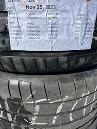 Summer rims + tires (2x 275/40R20, 2x 315/35R20)