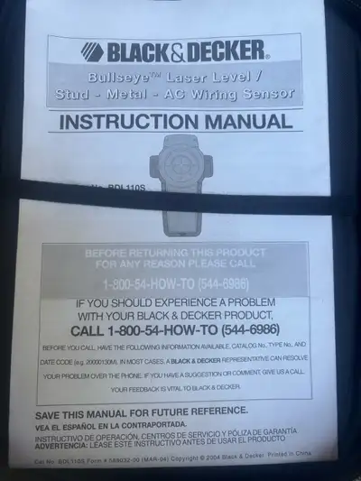 Black &Decker Bullseye laser level, View more