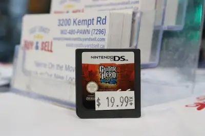 This is a loose copy, does not come with a case. Game only Handheld guitar gods can now choose how t...
