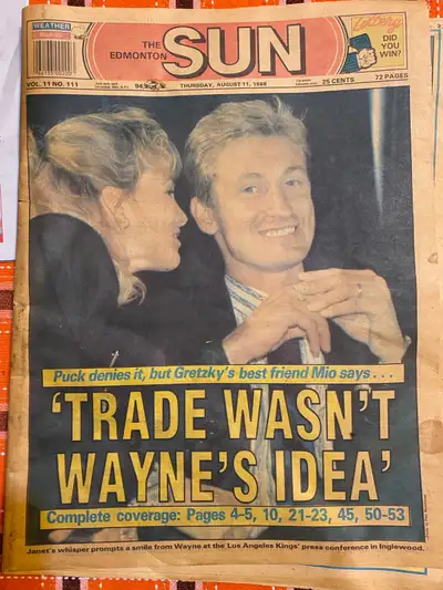 Wayne Gretzky trade, View more