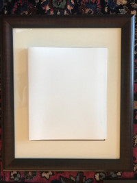 Six wooden frames for diplomas