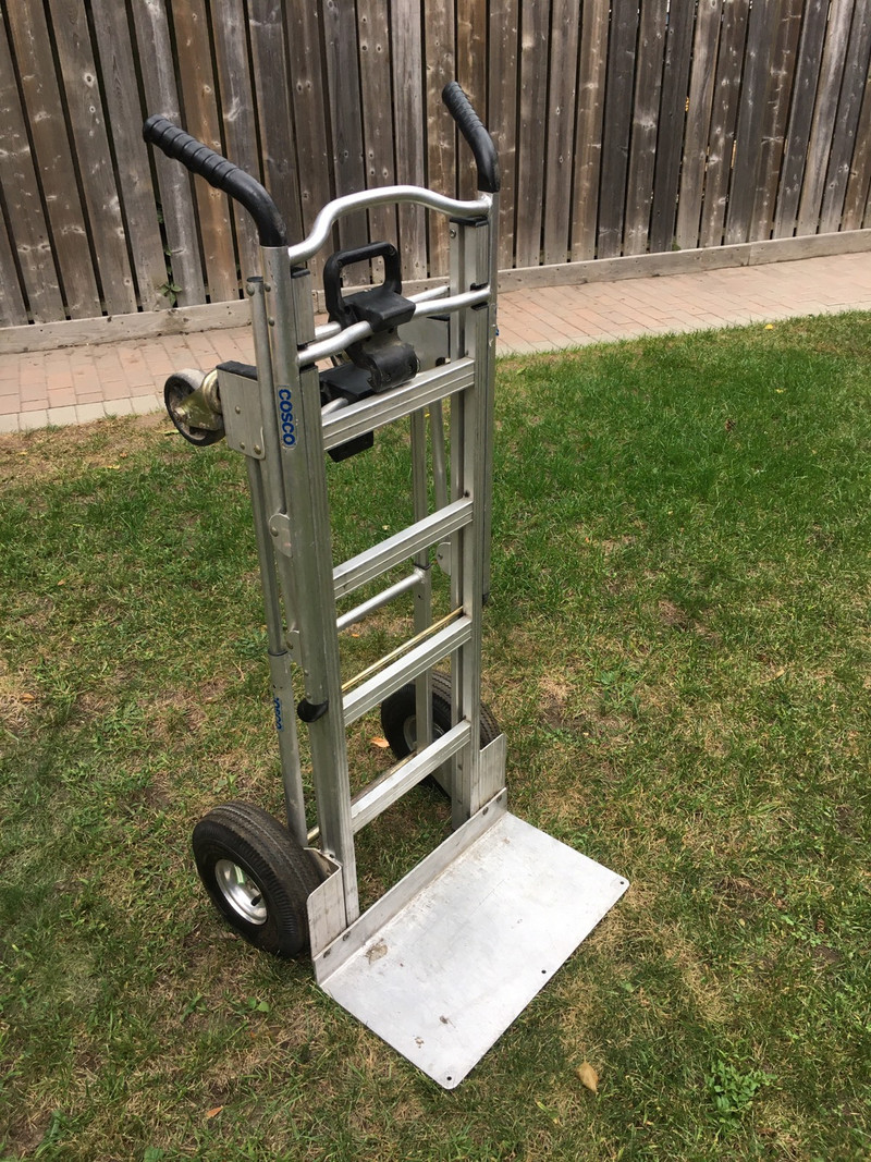 Used, Aluminum 2 wheel dolly  for sale  