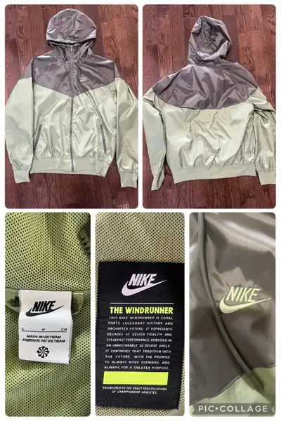 BRAND NEW Green Nike Windbreaker/Windrunner Jacket - Size Small, View more