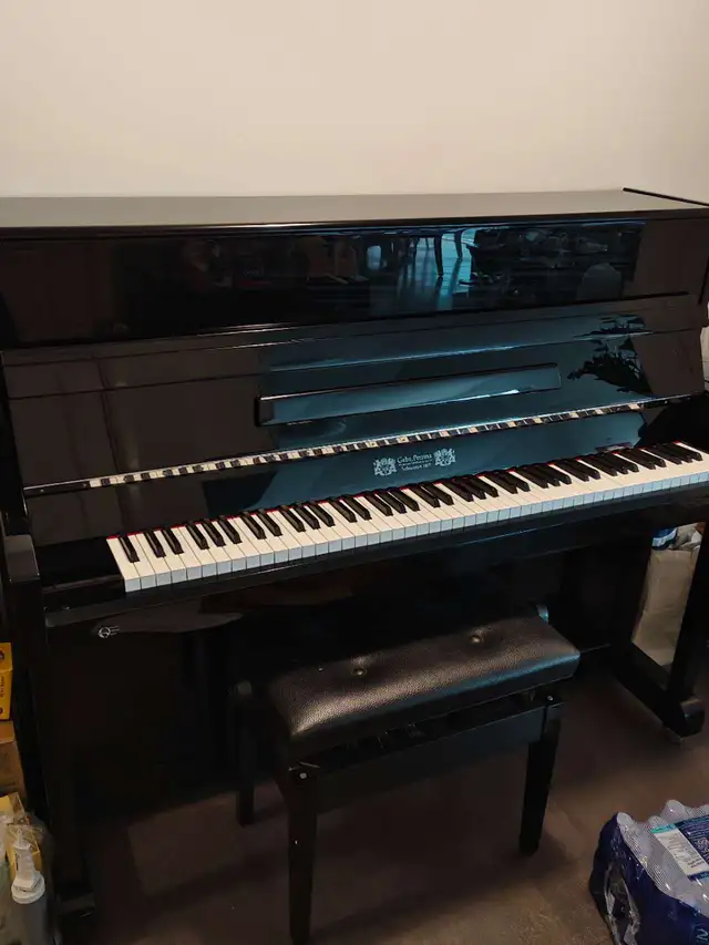 Perzina GP122 Premium Large Upright Piano in Pianos & Keyboards in City of Toronto - Image 2
