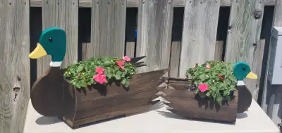 duck flower pots open picture for full view, View more