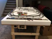 N scale model train