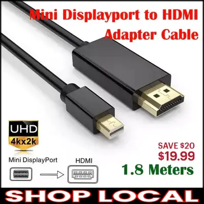 50% off ⭐️ 6 ft. 4K Mini DisplayPort to HDMI Cable, View more