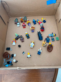 Lego minifigs and Chima set