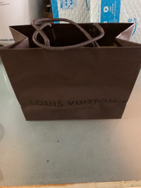 Authentic Louis Vuitton/LV small paper gift bag 8.5 x7 x4” $15