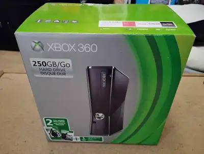 Console (boite ouverte sans manette) Microsoft Xbox 360 Slim S, View more