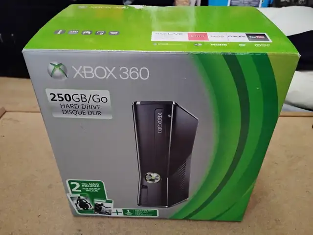 Console (boite ouverte sans manette) Microsoft Xbox 360 Slim S in Other in City of Montréal - Image 2