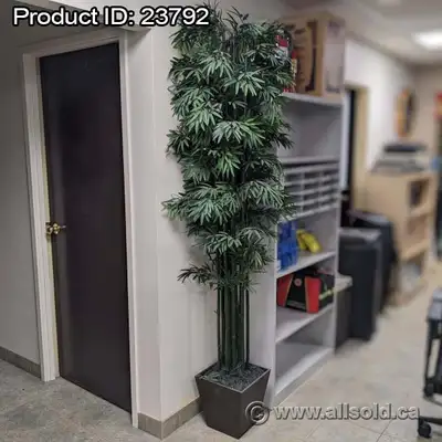 Silk Plant w/ Brown Pot 90" H, View more