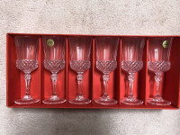 CRISTAL D’ARQUES GENUINE LEAD CRYSTAL WINE GLASSES FROM FRANCE