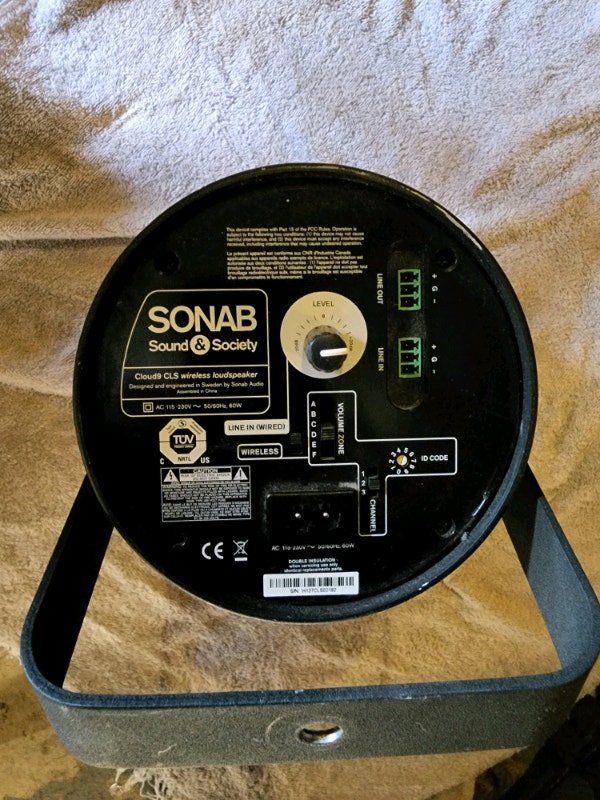 Sonab CLS Wireless Powered Speaker Speakers Edmonton Kijiji