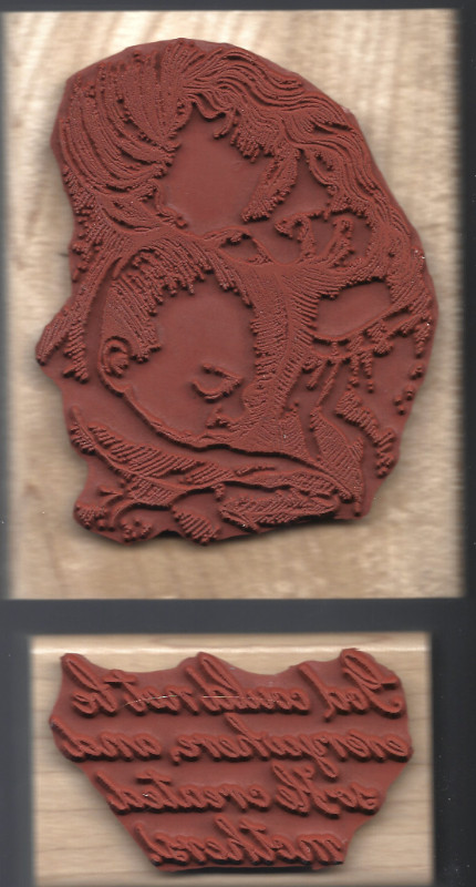 Maternal Instincts Stampin Up! wooden stamp set like new in Hobbies & Crafts in Owen Sound - Image 2