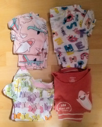 Girls toddler pyjamas 4 sets for $3. Sz 3T