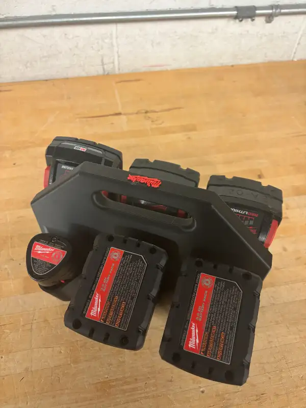 Milwaukee M12 / M18 Battery Caddy Holder 6 Pack (3+3) Packout in Power Tools in Markham / York Region - Image 4
