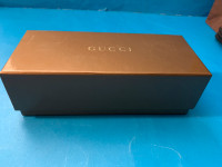 Authentic Gucci Brown empty shoe box 7x3x2.5” $$30