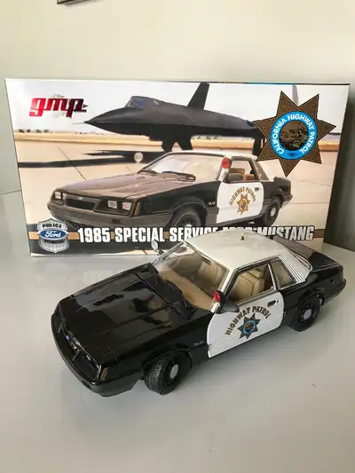 NO E-MAILS MEANS I DON’T ANSWER E-MAILS … OR TEXTS !! … BLACK / WHITE 1985 FORD MUSTANG CALIFORNIA H...