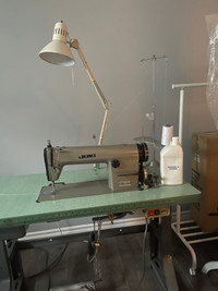 Sewing machine and overlocker