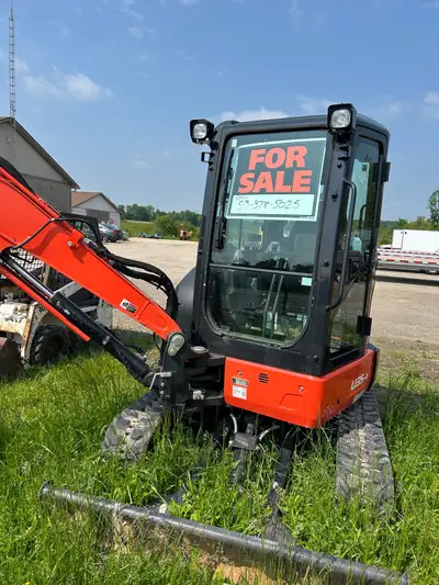 2023 Excavator U35-4G, 94 hrs, thumb, air conditioning, comes with two buckets 24” tooth, 36” smooth...