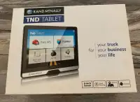GPS Rand McNally TND Tablet for Truck, With Dash Cam Integrated.