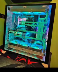 Powerful Gaming PC insane Custom loop. RTX 3090 I9 12900k.