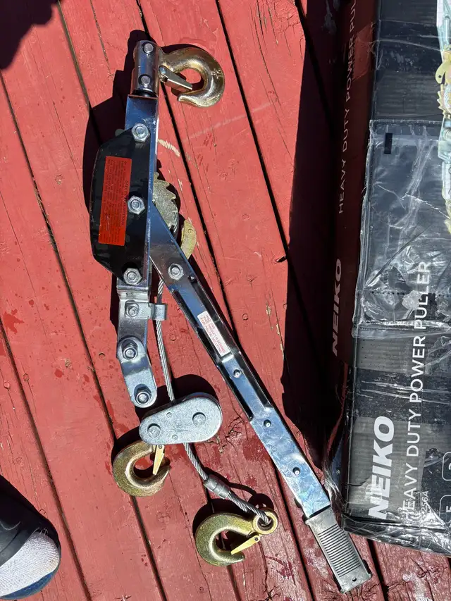 Neiko 02256A 5 Ton 3 Hook Heavy Duty Power Puller in Hand Tools in Markham / York Region - Image 3