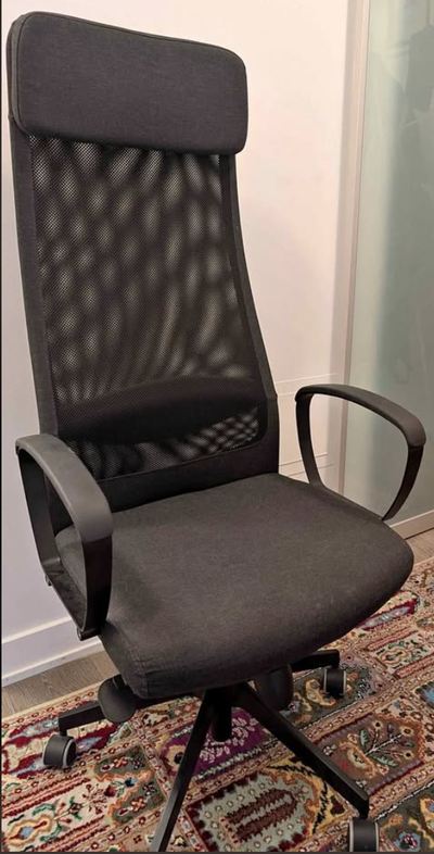 IKEA MARKUS Office Chair – Vissle Dark Gray (Assembled, Ready for Pickup) IKEA MARKUS ergonomic offi...