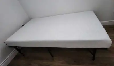 Bed frame and mattress (single), View more