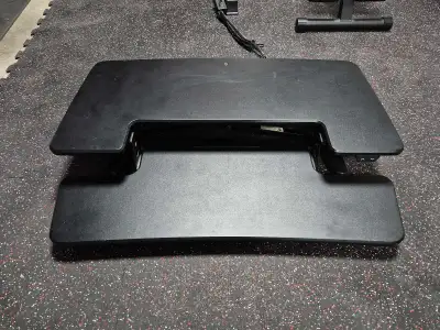 Electric standing desk converter - 55lb capacity, View more