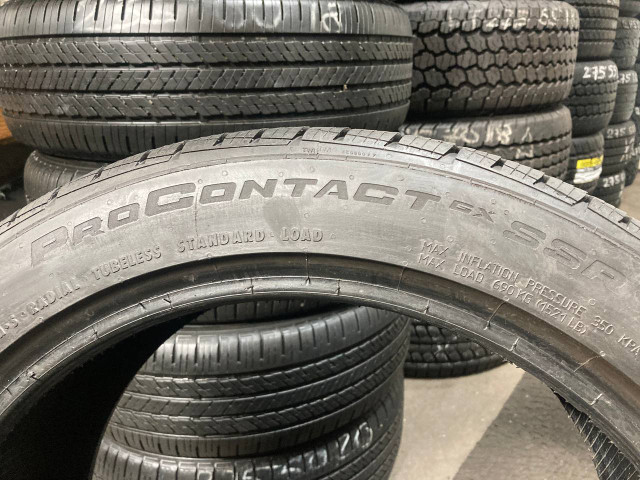 235/45R19 x2 USED RUNFLAT ALL SEASON TIRES CONTINENTAL ~80-85% in Tires & Rims in City of Toronto - Image 3