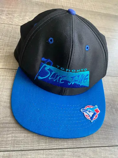  Vintage Toronto Blue Jays Snap Back Hat, View more