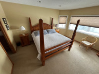 King Size Bed with Two Nightstands