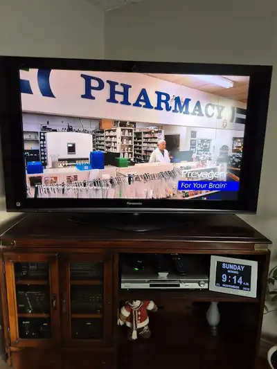 Panasonic high definition plasma television 52 inches wide and 3, View more
