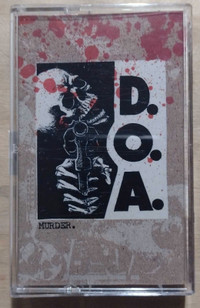 Punk hardcore cassette D.O.A.