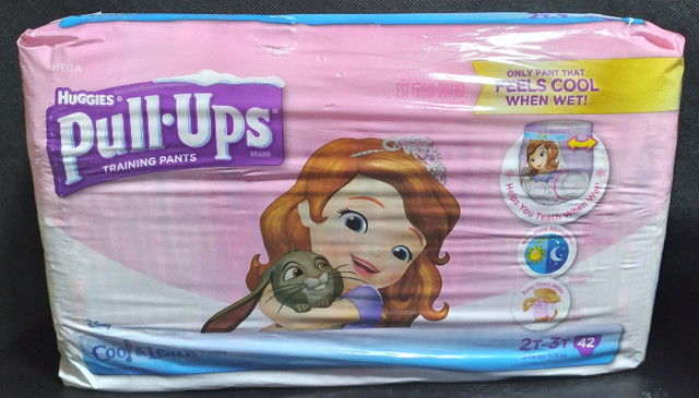 Brand New Sealed Huggies Pull-Ups Girls 2T-3T - pack of 42 in Bathing & Changing in Markham / York Region